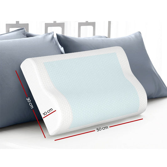 Contour Memory Foam Pillow Cool Gel