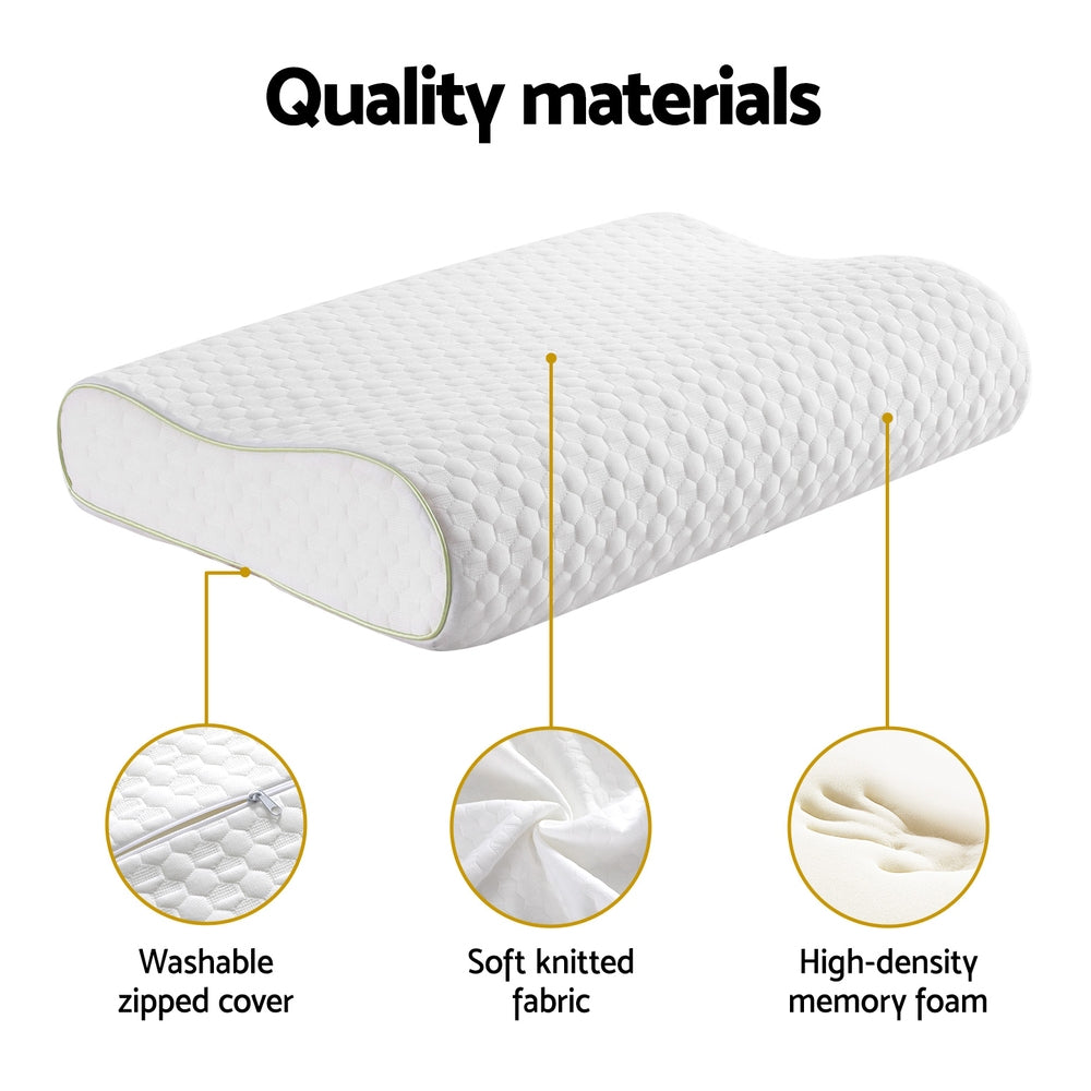 Giselle Memory Foam Contour Pillow