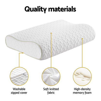 Giselle Memory Foam Contour Pillow