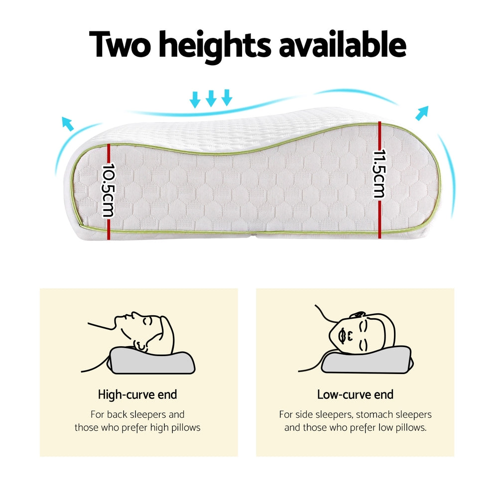 Giselle Memory Foam Contour Pillow