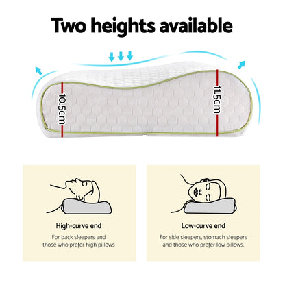 Giselle Memory Foam Contour Pillow
