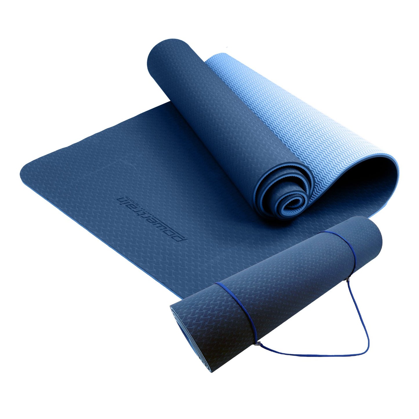 Powertrain Eco-friendly Dual Layer 8mm Yoga Mats