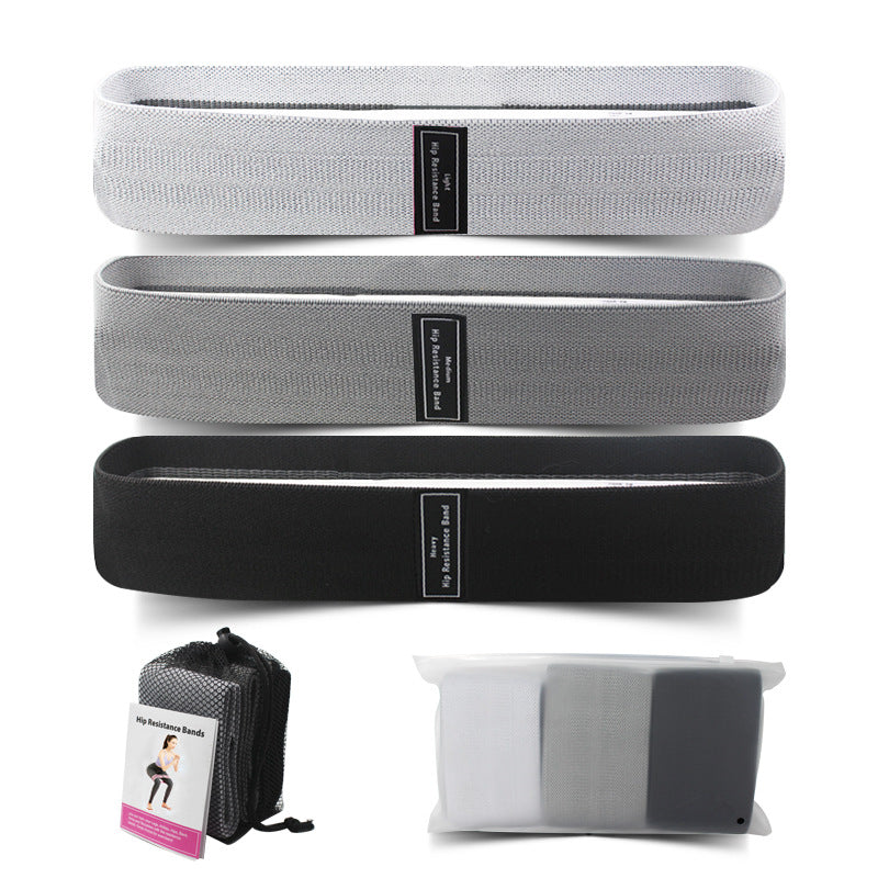 Fabric Resistance Bands Set - 3 Levels Non-Slip Hip Bands for Strength Training