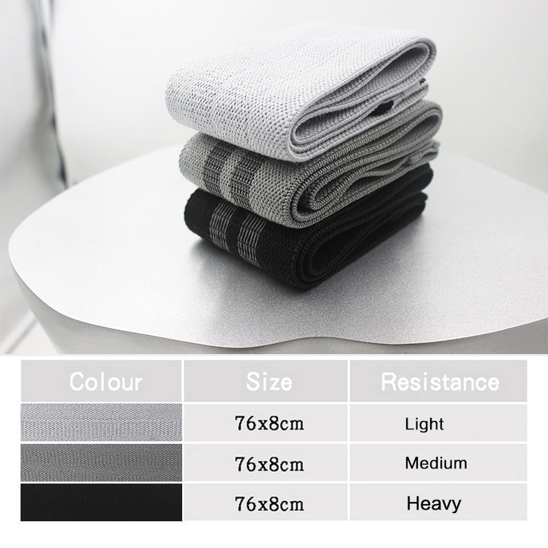 Fabric Resistance Bands Set - 3 Levels Non-Slip Hip Bands for Strength Training
