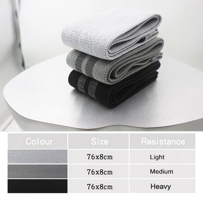 Fabric Resistance Bands Set - 3 Levels Non-Slip Hip Bands for Strength Training