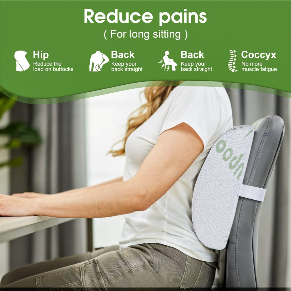 Bamboo Memory Foam Lumbar Cushion
