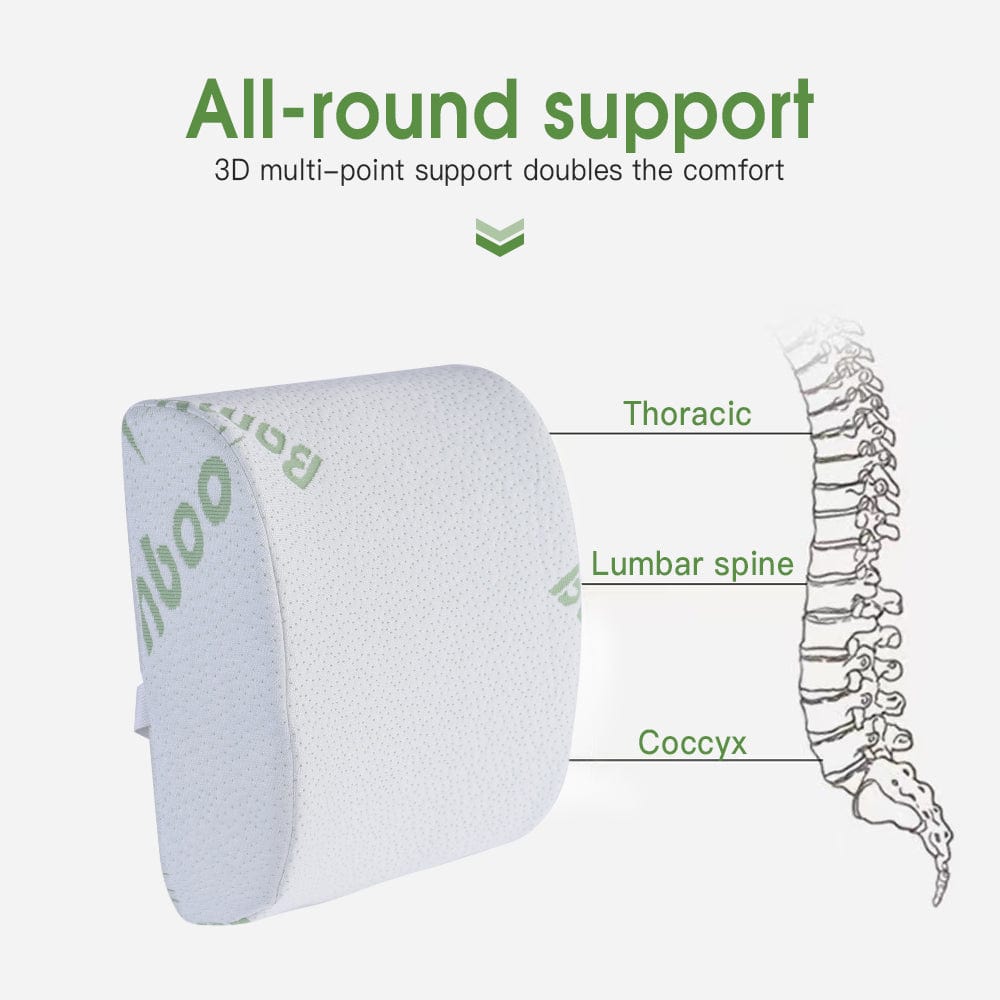 Bamboo Memory Foam Lumbar Cushion
